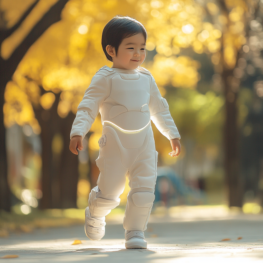 Child with Robot